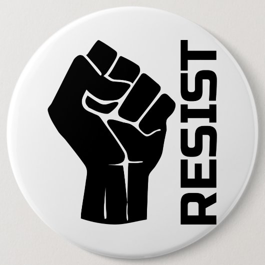 Aufenthalt mit Faust - in schwarz 0002 Button (Vorderseite)