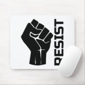 Aufenthalt mit Faust - in schwarz 0002 Mousepad (Mit Mouse)