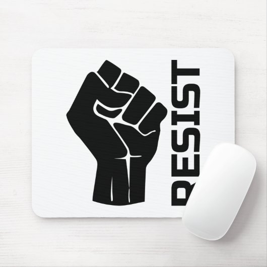 Aufenthalt mit Faust - in schwarz 0002 Mousepad (Mit Mouse)