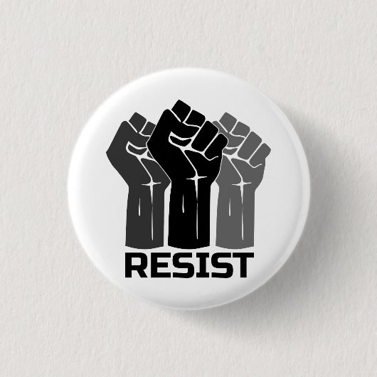 Aufenthalt mit Faust - in schwarz 0003 Button (Vorderseite)