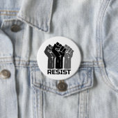 Aufenthalt mit Faust - in schwarz 0003 Button (Beispiel)