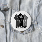 Aufenthalt mit Faust - in schwarz 0003 Button (Beispiel)