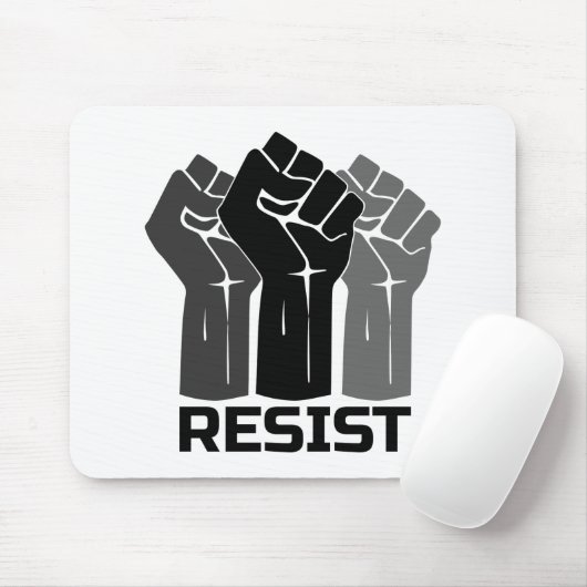 Aufenthalt mit Faust - in schwarz 0003 Mousepad (Mit Mouse)