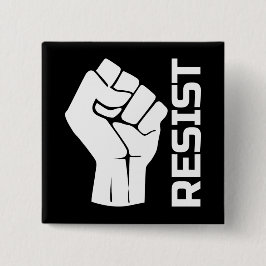 Aufenthalt mit Faust - in weiß 0002 Button