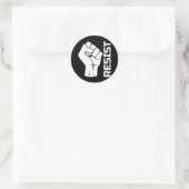 Aufenthalt mit Faust - in weiß 0002 Runder Aufkleber (Tasche)