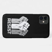 Aufenthalt mit Faust - in weiß 0003 Case-Mate iPhone Hülle (Rückseite (Horizontal))