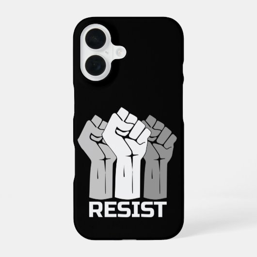 Aufenthalt mit Faust - in weiß 0003 iPhone 16 Hülle (Rückseite)