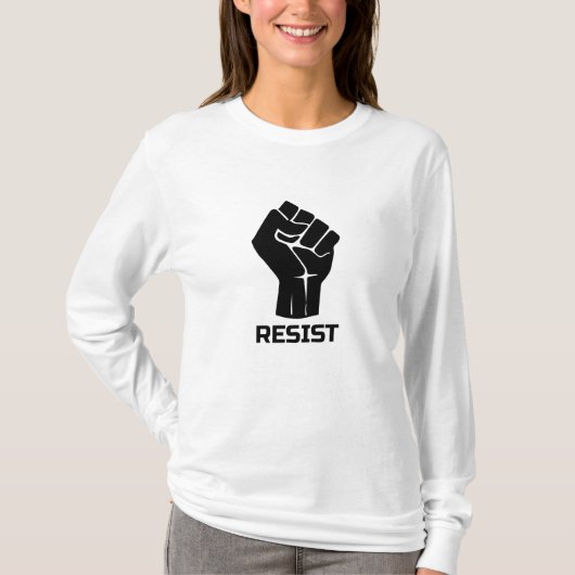 Aufenthalt mit Faust - schwarz T-Shirt (Vorderseite)