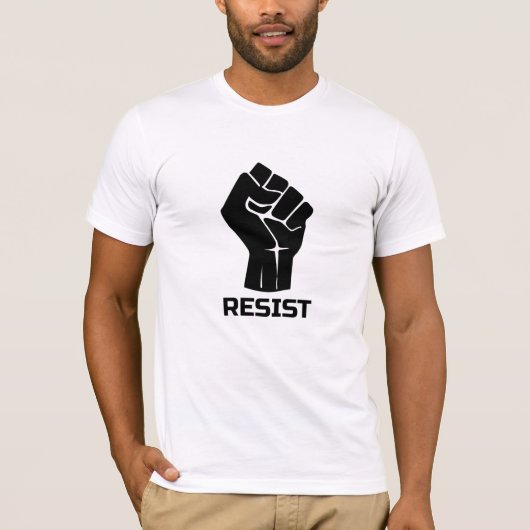 Aufenthalt mit Faust - schwarz T-Shirt (Vorderseite)