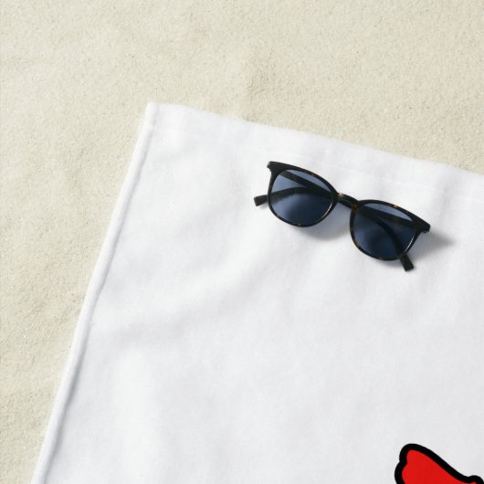 Aufenthalt mit Pride Strandtuch (Beispiel)