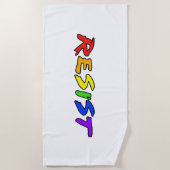 Aufenthalt mit Pride Strandtuch (Vorderseite)