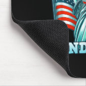 Aufenthalt und Protest Funny statue of Liberty Gif Mousepad (Ecke)