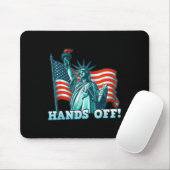 Aufenthalt und Protest Funny statue of Liberty Gif Mousepad (Mit Mouse)
