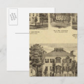 Aufenthalt von Dr. Joseph Shallcross Postkarte (Vorne/Hinten)