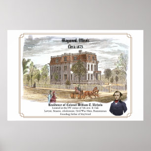 Aufenthalt von Oberst W. T. Nichols Poster