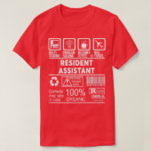 AUFENTHALTSASSISTENT NICE DESIGN 2017 T-Shirt (Design vorne)