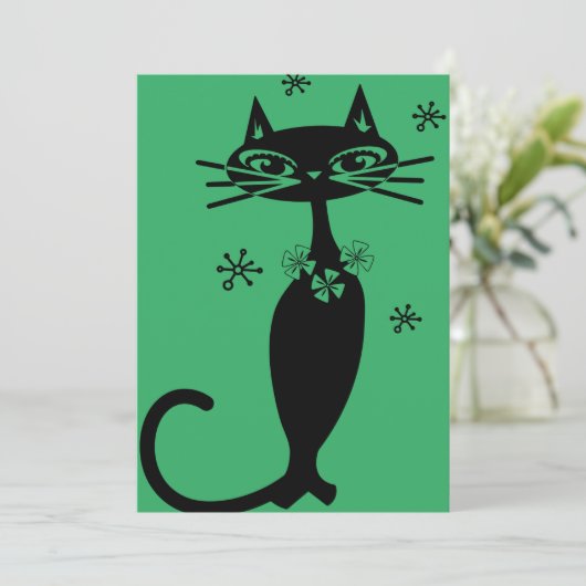 Aufenthaltskarte oder Einladung (Stehend Vorderseite)