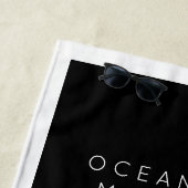 Aufenthaltsort, Jahr und Name Strandtuch (Beispiel)