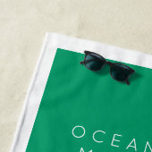 Aufenthaltsort, Jahr und Name Strandtuch (Beispiel)