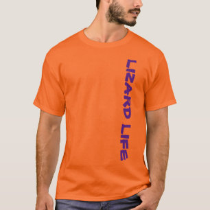 AUFENTHALTSRAUM-EIDECHSEN-CARTOON-SCHWARZES T-Shirt