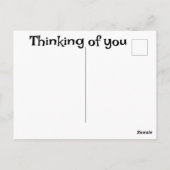 Aufenthaltszeit Postkarte (Rückseite)