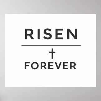 Auferstanden + Forever Sticker Poster