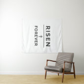 Auferstanden + Forever Sticker Wandteppich (Beispiel (Horizontal))