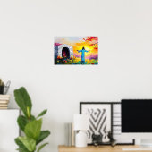 Auferstanden mit dem Morgenrot Poster (Heimbüro)