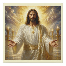 Auferstandener Jesus Offenbarungsbild Leinwandkuns
