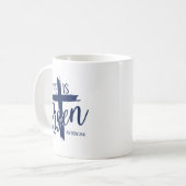 Auferstandenes Kreuz Kaffeetasse (Vorderseite Links)