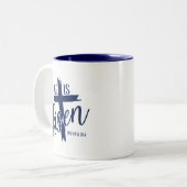 Auferstandenes Kreuz Kaffeetasse (Vorderseite Links)