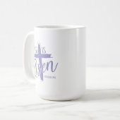 Auferstandenes Kreuz Kaffeetasse (Vorderseite Links)