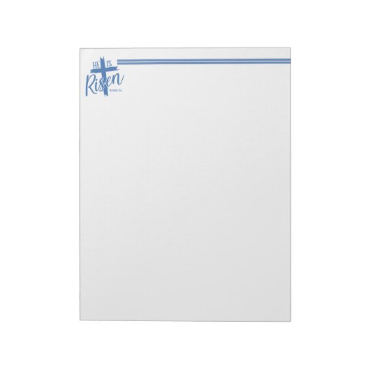 Auferstandenes Kreuz Notizblock (Rotiert)