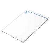 Auferstandenes Kreuz Notizblock (angewinkelt)