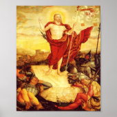 Auferstehung Christi durch Lucas Cranach Poster (Vorne)