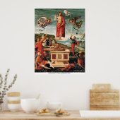 Auferstehung Christi durch Raffaello Santi Poster (Küche)