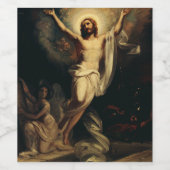 Auferstehung Christi durch Robert Wilhelm Ekman Weinetikett (Einzelnes Label)
