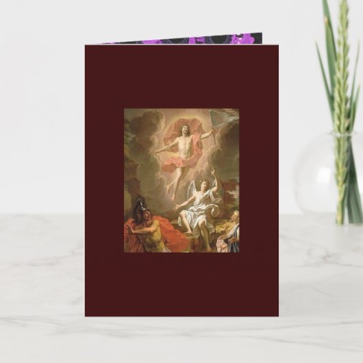 Auferstehung Christi Feiertagskarte (Vorderseite)