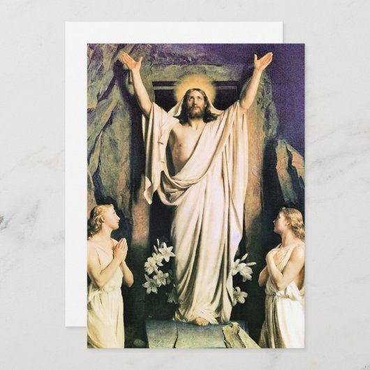 Auferstehung Christi, Gemälde von Carl Bloch, (Vorne/Hinten)