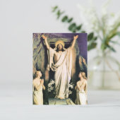 Auferstehung Christi, Gemälde von Carl Bloch, Postkarte (Stehend Vorderseite)