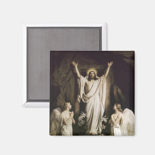 Auferstehung Christi Magnet (Vorderseite/Rückseite)
