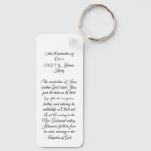 Auferstehung Christi Schlüsselanhänger (Rückseite)