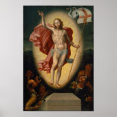 Auferstehung Christus ist auferstanden Christlich  Poster (Vorne)