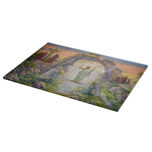 Auferstehung der Jesusschotte Schneidebrett (Ecke)