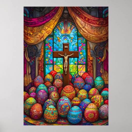 Auferstehung der OsterJesuskirche Poster (Vorne)