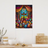Auferstehung der OsterJesuskirche Poster (Küche)
