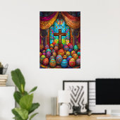 Auferstehung der OsterJesuskirche Poster (Heimbüro)