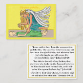 Auferstehung der Toten Telefonnummerkarte (Vorne/Hinten)