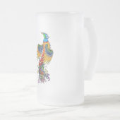 Auferstehung des Phönix Mattglas Bierglas (VorderseiteRechts)