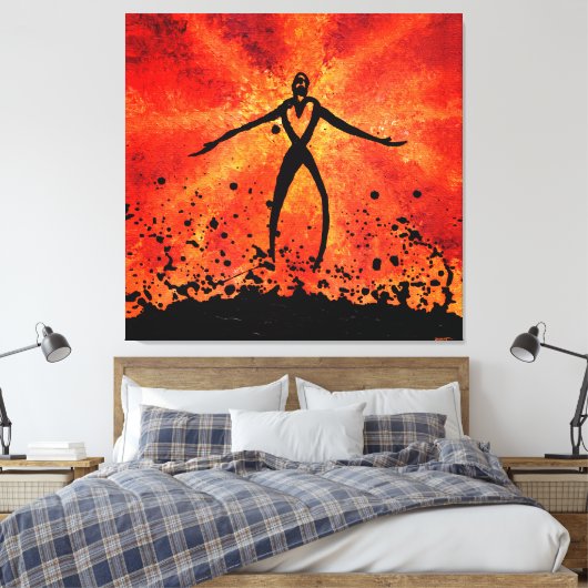 Auferstehung (gepanzerte Canvas) Leinwanddruck (Insitu (Schlafzimmer))